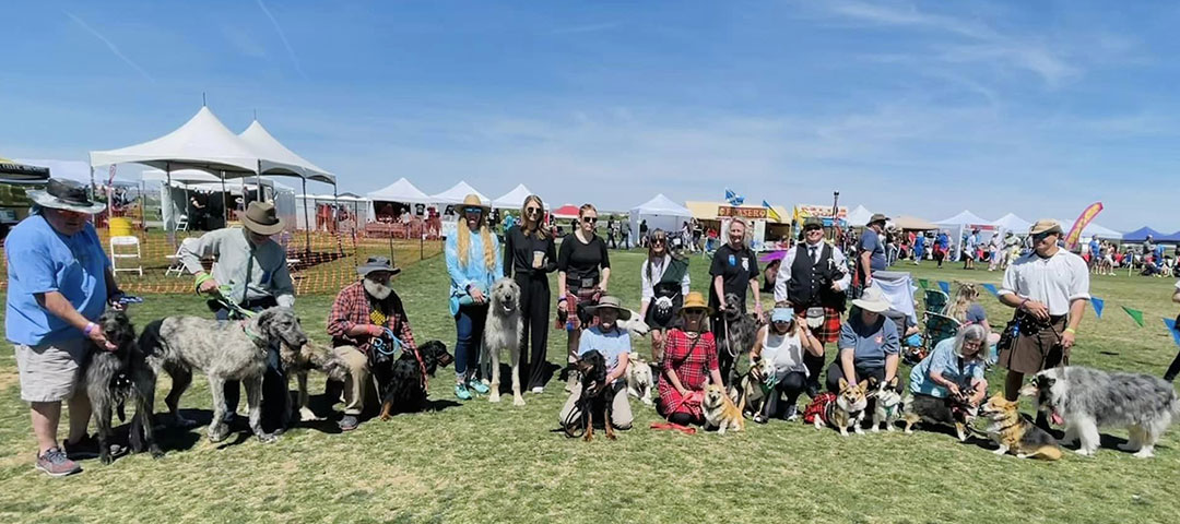 Celtic Dogs on parade at the 2023 Rio Grande Valley Celtic Festival